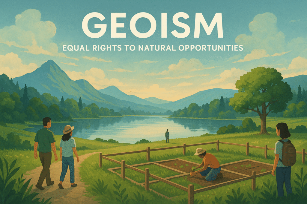 Geoism: Equal Rights to Natural Opportunities